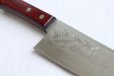 Photo5: Shigeki Tanaka VG10 17 layer Damascus Hand forged Santoku knife 165mm