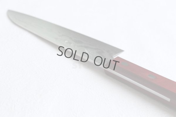 Photo4: Shigeki Tanaka VG10 17 layer Damascus Hand forged Santoku knife 165mm