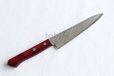 Photo2: Shigeki Tanaka VG10 17 layer Damascus Hand forged Petty knife 150mm (2)