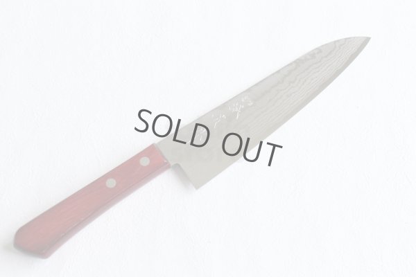 Photo4: Shigeki Tanaka VG10 17 layer Damascus Hand forged Chef Gyuto knife 180mm