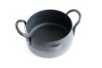 Photo1: Wahei Japanese TEMPURA IRON Flying Pan fritter Pot D16cm  (1)