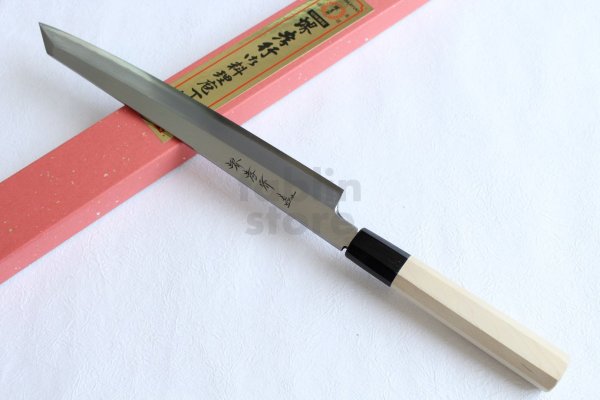Photo1: SAKAI TAKAYUKI Chef Ginsan Japanese knife Silver-3 steel Kiritsuke sashimi knife