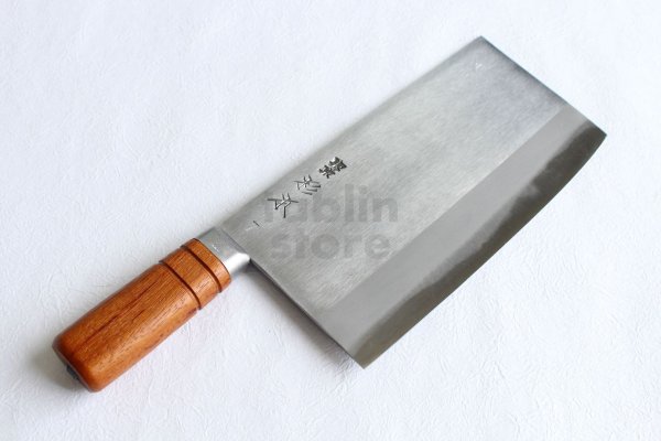 Photo1: Tsukiji Sugimoto Tokyo hamono carbon steel Chinese knife 220 x 110mm any type