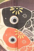 Photo8: Noren Japanese Doorway Curtain waza kyoto Couple carps 88 x 150 cm