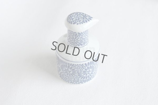 Photo11: Arita porcelain Japanese soy sauce pot bottle tako karakusa blue 200ml