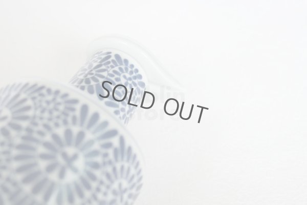 Photo4: Arita porcelain Japanese soy sauce pot bottle tako karakusa blue 200ml