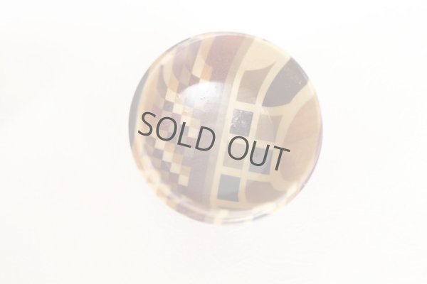 Photo7: Tea Caddy Japanese Natsume Matcha container complex mosaic Hakone Yosegi zaiku