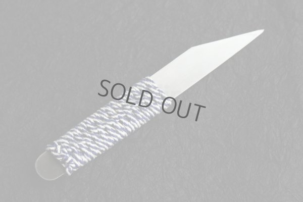 Photo11: Ibuki Kiridashi knife Japanese kogatana Woodworking Tsukamaki white 2 steel