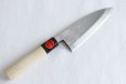 Photo12: Shigeki Tanaka Blue 2 steel Kasumi Deba knife any size (12)