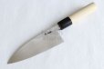 Photo11: Shigeki Tanaka Blue 2 steel Kasumi Deba knife any size