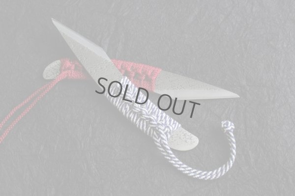 Photo7: Ibuki Kiridashi knife Japanese kogatana Woodworking graft Tsukamaki Blue 2 steel