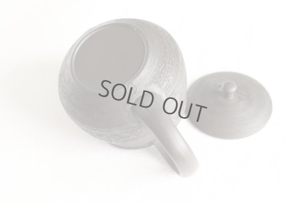 Photo6:  Tokoname Japanese tea pot Hokuryu ceramic tea strainer sendan black 280ml