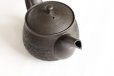 Photo5:  Tokoname Japanese tea pot Hokuryu ceramic tea strainer sendan black 280ml