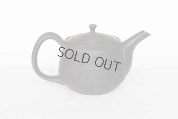 Photo4:  Tokoname Japanese tea pot Hokuryu ceramic tea strainer sendan black 280ml
