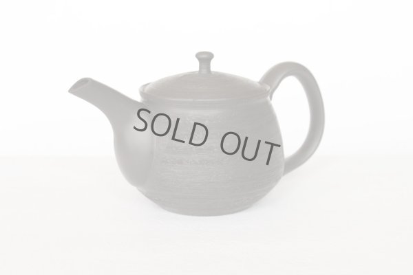 Photo3:  Tokoname Japanese tea pot Hokuryu ceramic tea strainer sendan black 280ml