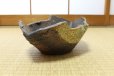 Photo4: Ikebana Suiban Vase Shigaraki Japanese pottery yohen henkei kaki W31cm (4)