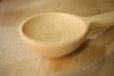 Photo3: Japanese green tea leaves wooden Maple spoon 8cm (3)