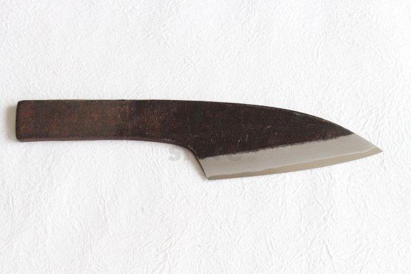 Photo2: SAKAI TAKAYUKI Japanese knife Yasuki white steel shime kiridashi katana 95mm  