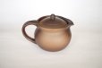 Photo1: Shikou tea pot Japanese Fujiso pottery banko Yakishime 280 ml (1)