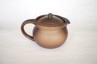 Shikou tea pot Japanese Fujiso pottery banko Yakishime 280 ml