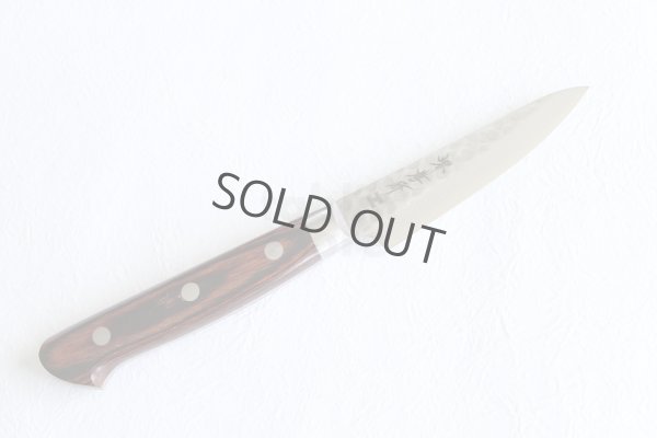 Photo10: SAKAI TAKAYUKI Hammered Damascus 17 Layers VG10 Petty paring knife 80mm