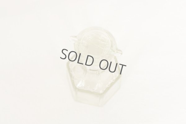 Photo5: Japanese Soy Sauce Dispenser Bottle Hirota glass sakura cherry old color 100ml