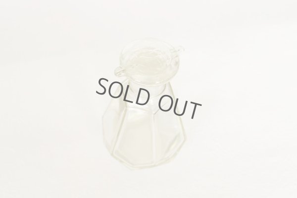 Photo9: Japanese Soy Sauce Dispenser Bottle Hirota glass tortoise shell old color 140ml