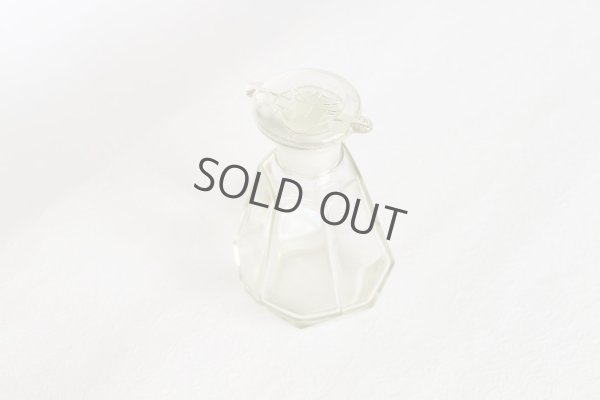 Photo6: Japanese Soy Sauce Dispenser Bottle Hirota glass tortoise shell old color 140ml