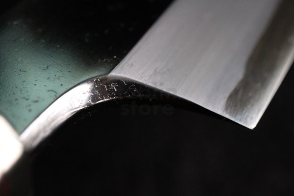 Photo7:  Shiden SAKAI TAKAYUKI silver-3 steel Kiritsuke Kengata yanagiba any size