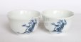 Photo2: Banko Japanese tea cups ceramics sencha chojyu 60ml set of 2 (2)