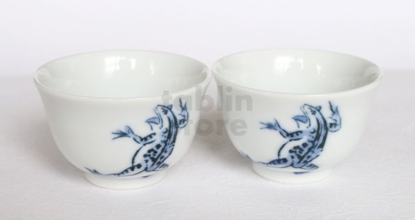 Photo2: Banko Japanese tea cups ceramics sencha chojyu 60ml set of 2