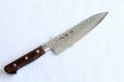 Photo8: SAKAI TAKAYUKI Hammered Damascus 17 Layers VG10 Chef Gyuto knife 180mm (8)