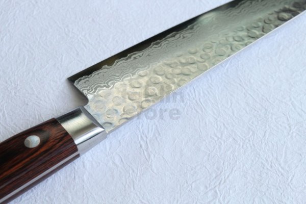 Photo3: SAKAI TAKAYUKI Hammered Damascus 17 Layers VG10 Chef Gyuto knife 180mm