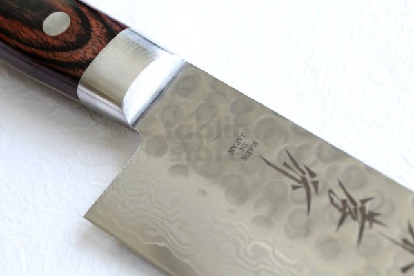 Photo2: SAKAI TAKAYUKI Hammered Damascus 17 Layers VG10 Chef Gyuto knife 180mm