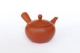 Photo7: Tokoname tea pot kyusu Jinsui Kiwami shudei red komaru 200ml