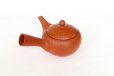 Photo1: Tokoname tea pot kyusu Jinsui Kiwami shudei red komaru 200ml (1)