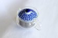 Photo4: Hasami Porcelain Glass Japanese tea pot milk S type strainer blue 375ml