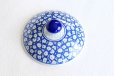 Photo2: Hasami Porcelain Glass Japanese tea pot milk S type strainer blue 375ml (2)