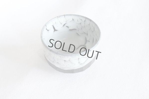 Photo10: Kiyomizu sd pottery Japanese matcha tea ceremony bowl white kairagi glaze kyoto