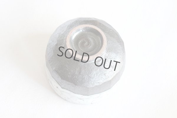 Photo8: Kiyomizu sd pottery Japanese matcha tea ceremony bowl white kairagi glaze kyoto