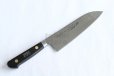 Photo9: Misono Sweeden Carbon Steel Japanese Knife FLOWER ENGRAVING Santoku any size