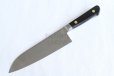 Photo8: Misono Sweeden Carbon Steel Japanese Knife FLOWER ENGRAVING Santoku any size