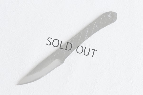 Photo7: Kanetsune Fixed Blade Knife white 1 steel kurouchi Hayashi 60mm