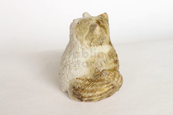 Photo10: Maneki neko lucky cat Shigaraki pottery Japanese doll L H10.5cm