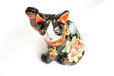 Photo9: Japanese Lucky Cat Kutani Porcelain Maneki Neko gogo black kokuseika H 16.5cm  (9)