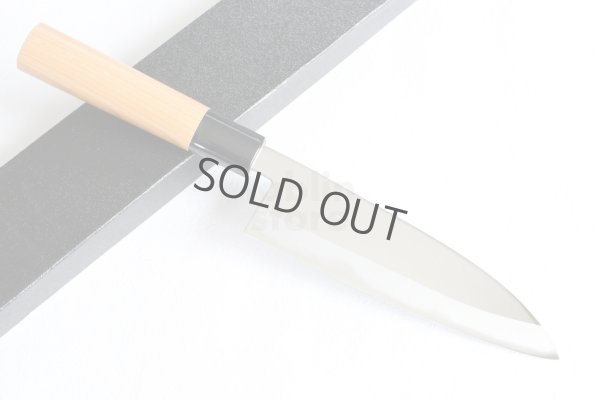 Photo11: Daisuke Nishida hand forged white 1 steel Polished wa Petty knife 150mm