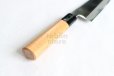 Photo7: Daisuke Nishida hand forged white 1 steel Polished wa Petty knife 150mm