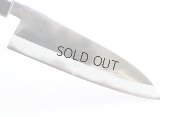 Photo4: Daisuke Nishida hand forged white 1 steel Polished wa Petty knife 150mm