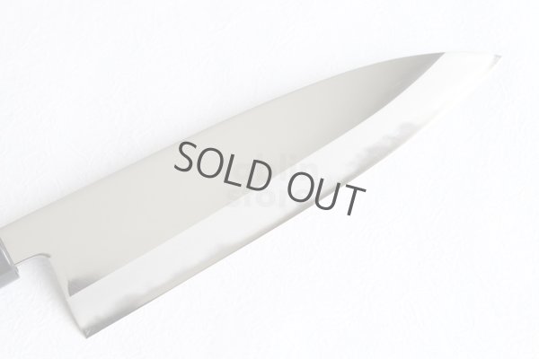 Photo11: Daisuke Nishida hand forged white 1 steel Polished funayuki Gyuto knife 180mm