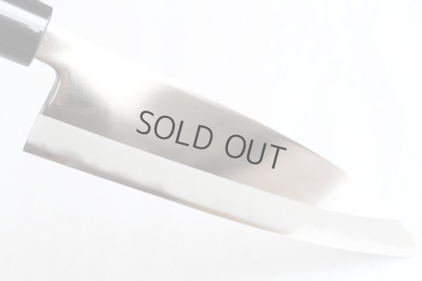 Photo4: Daisuke Nishida hand forged white 1 steel Polished funayuki Gyuto knife 180mm